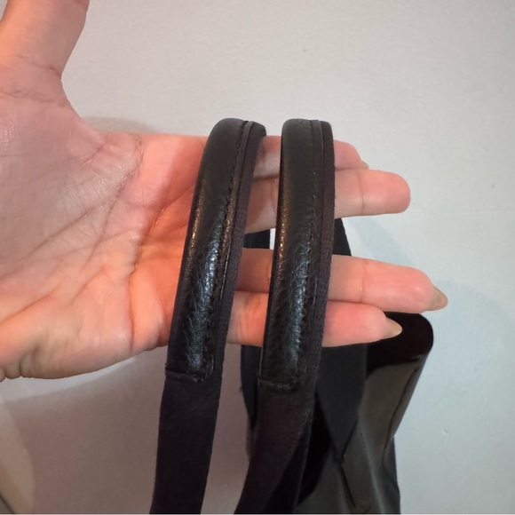 Coach Black Pebbled Leather Tote - Picture 5 of 7